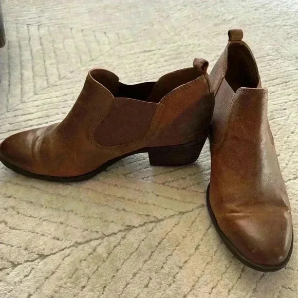 Josef Seibel  brown leather ankle booties - Picture 4 of 7